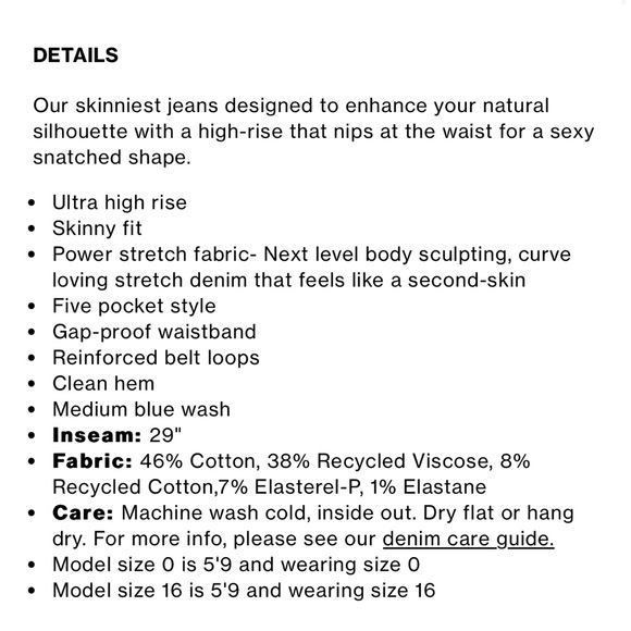 Like New Good American “Good Waist” Button Fly High Waisted Jeans - Size 0/25 - Picture 14 of 16